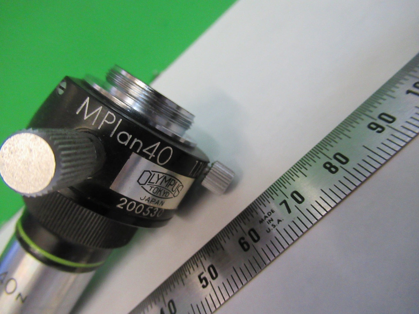OLYMPUS JAPAN DIC M40 N NOMARSKI OBJECTIVE MICROSCOPE PART AS PICTURED Y3-B-02