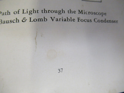 Antique Bausch & Lomb Use of Microscope Booklet 1932-49 Part