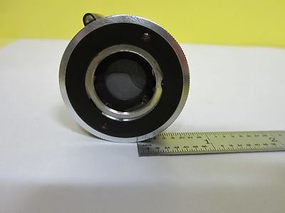 MICROSCOPE PART OPTICAL SHUTTER + LENS OPTICS AS IS BIN#U1-11