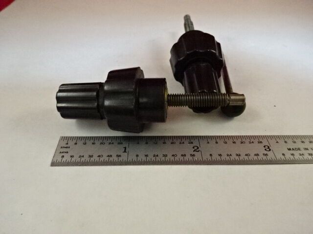 MICROSCOPE PART REICHERT AUSTRIA ZETOPAN LOT KNOBS SCREWS ETC AS IS #Y6-A-10