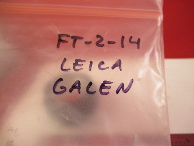 LEICA GALEN ILLUMINATOR LENS DIFFUSE BRIGHTFIELD MICROSCOPE PART OPTICS &FT-2-14