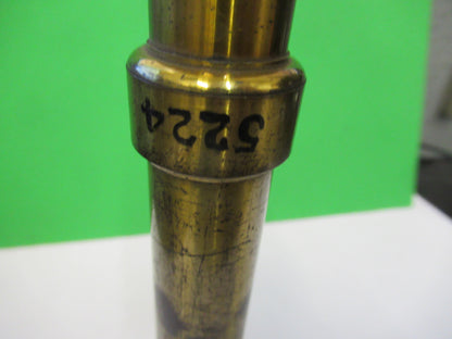 Antique Brass Tubus and Eyepiece Adapter Microscope Part