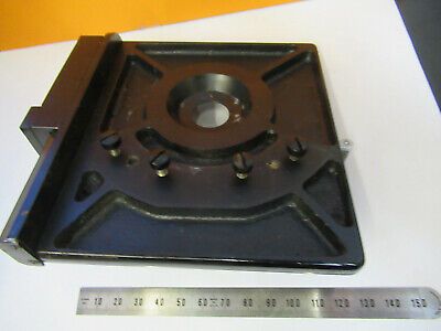 ANTIQUE BAUSCH LOMB  STAGE XY TABLE MICROSCOPE PART AS PICTURED P6-A-90