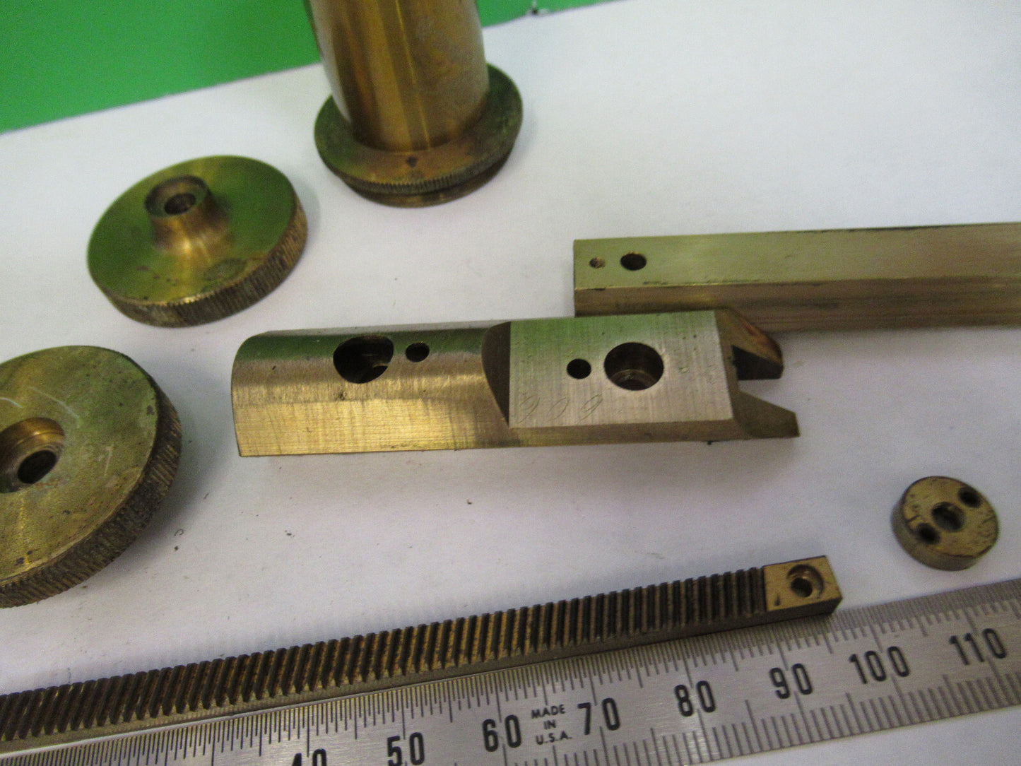 Carl Zeiss AG Germany Antique Brass Parts Microscope Part