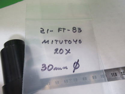 MITUTOYO JAPAN 20X EYEPIECE SWF20X OCULAR  OPTICS MICROSCOPE PART Z1-FT-83