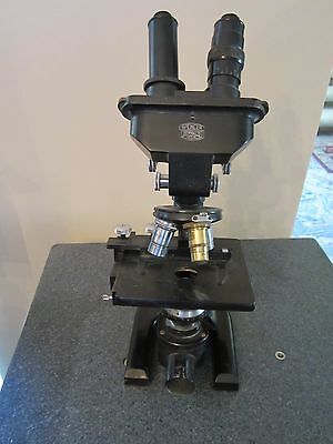 OPTICAL VINTAGE ANTIQUE MICROSCOPE SPENCER BUFFALO AS IS OPTICS #LOBBY