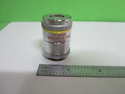 MIKROSKOPTEIL OBJEKTIV LEITZ FLUOTAR 10X INFINITY OPTICS AS IS BIN#T1-21