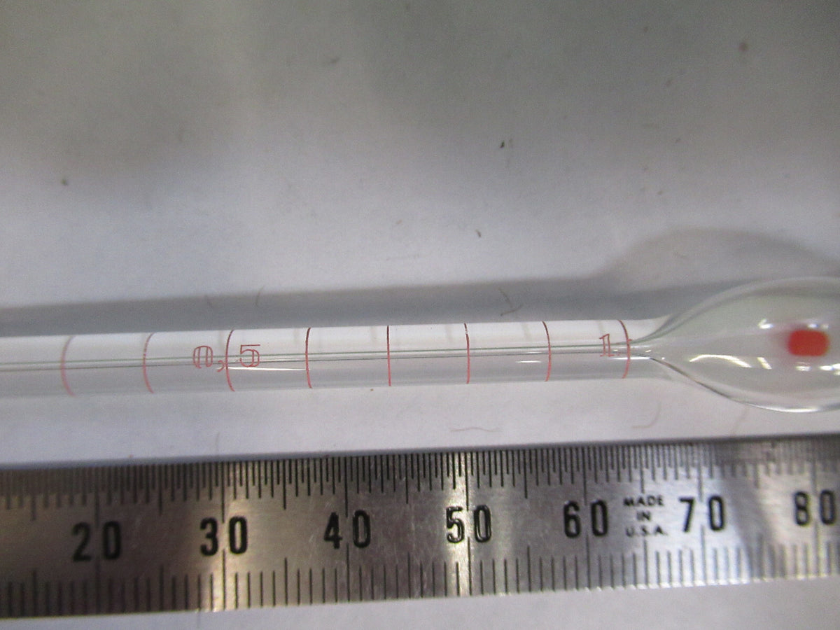 PIPETTE 1 ML HEMATOCYTO BLOOD TEST MICROSCOPE PART AS PICTURED B7-B-12