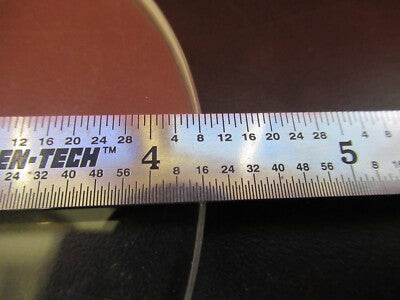 Optical Huge Glass Plate 4.25" Diameter Optics
