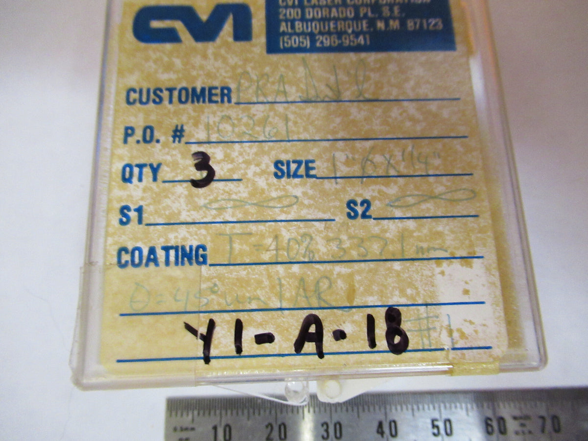 Optical ex-NASA Coated Lot Pcs Lens Pro Laser Optics