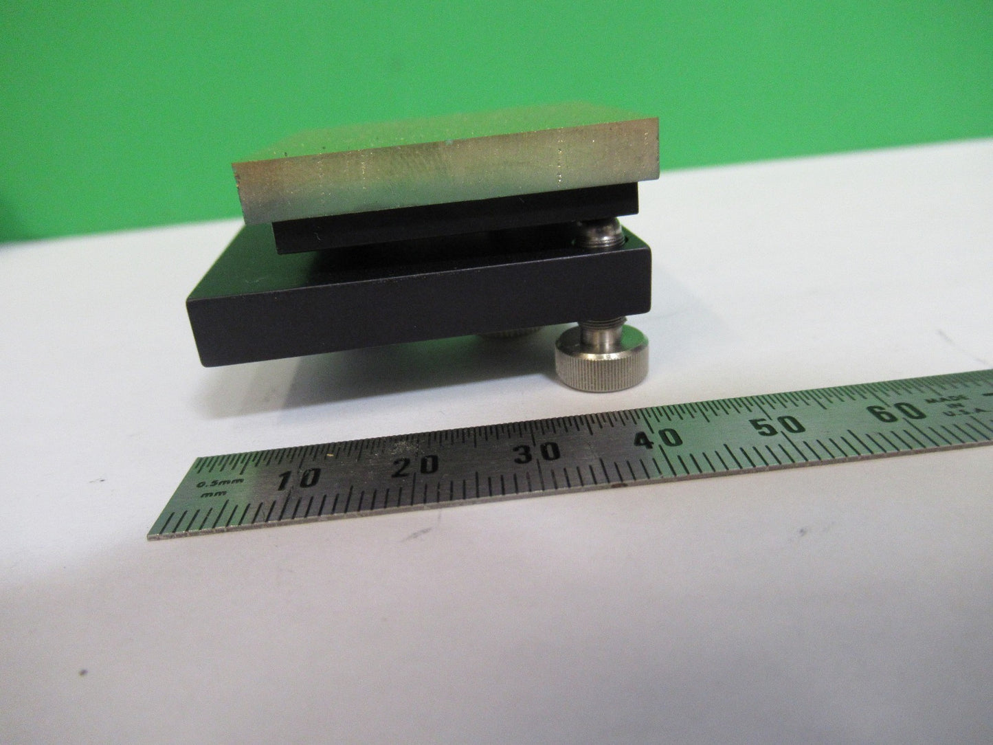 OPTICAL GOLD COATED MIRROR FLAT PLANO INFRARED LASER OPTICS AS PICTURED T4-A-21