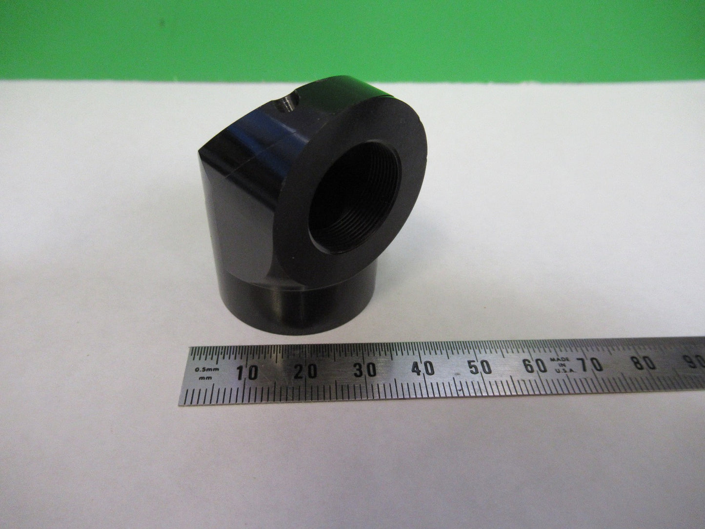 OPTICAL 90 deg MIRROR OPTICS MICROSCOPE PART AS PICTURED U8-A-52