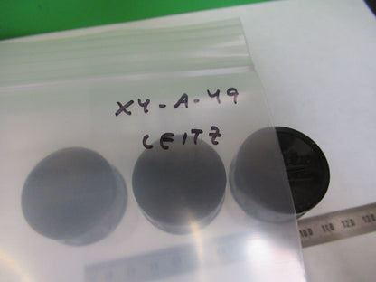 LEITZ LOT EMPTY PLASTIC OBJECTIVE CANISTER MICROSCOPE PART AS PICTURED X4-A-49