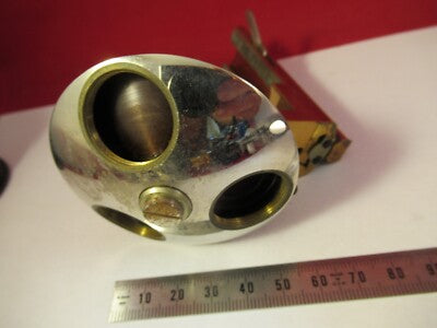 Antique Ernst Leitz Germany Nosepiece Stage Microscope Part Optics AS Pic
