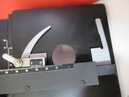 Meiji Japan Xy Table Stage Microscope Part