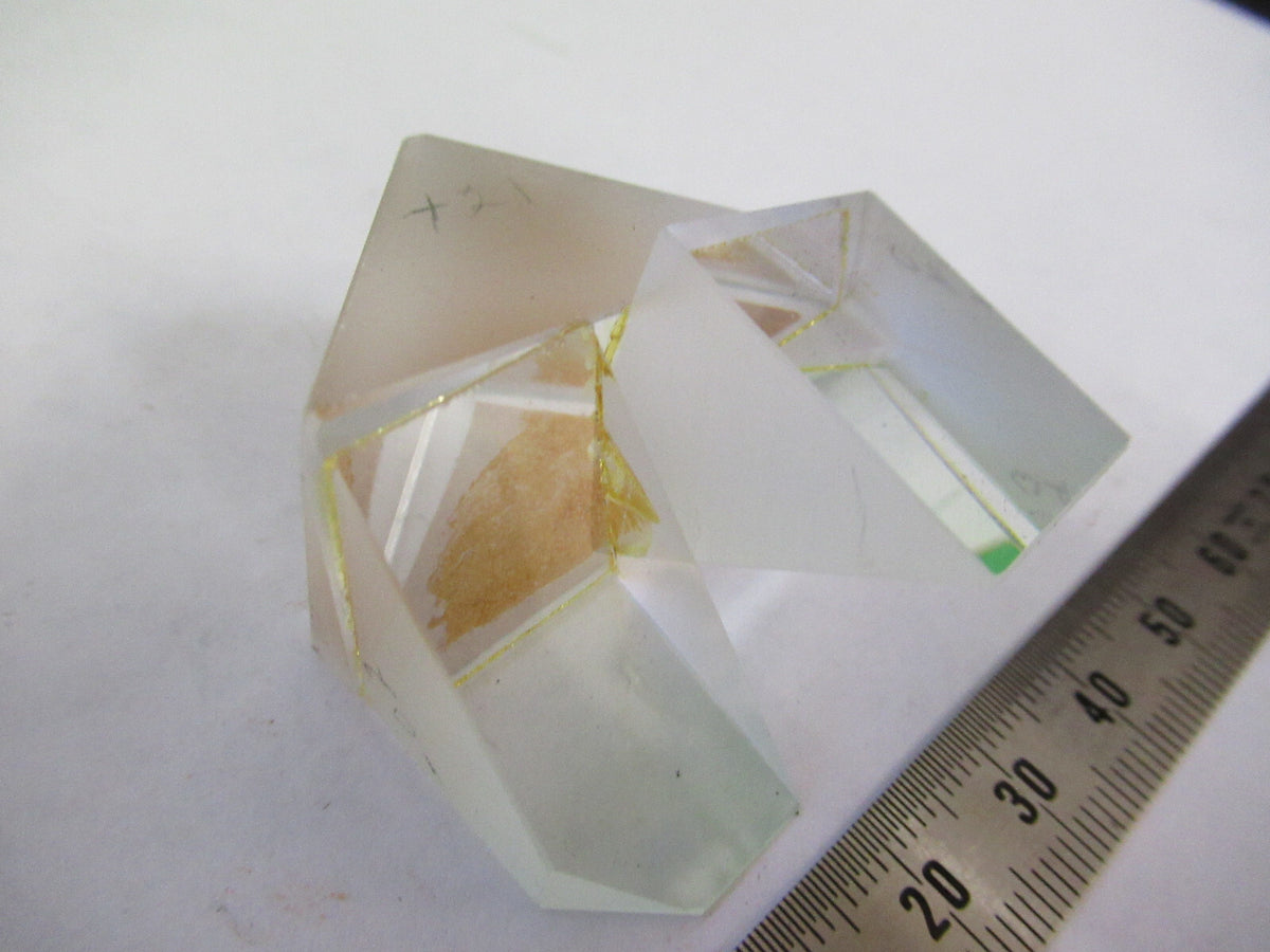 Optics American Optical Co. American Head Stereo Glass Prism Microscope Part