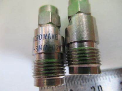 RF MIDWEST MICROWAVE PAIR SMA TNC ADT-2687-TF-SMM-02 AS PICTURED &Z5-A-03