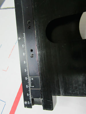 MICROSCOPE PART OLYMPUS JAPAN STAGE MICROMETER AS IS BIN#33