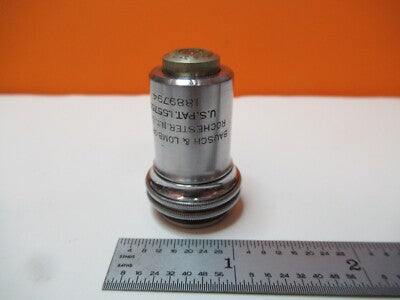 BAUSCH LOMB VINTAGE OBJECTIVE 43X OPTICS MICROSCOPE PART AS PICTURED &16-A-59