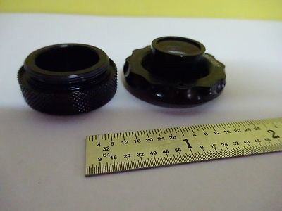 Microscope Part Polyvar Camera Lens S61207 + Cover Reichert Leica