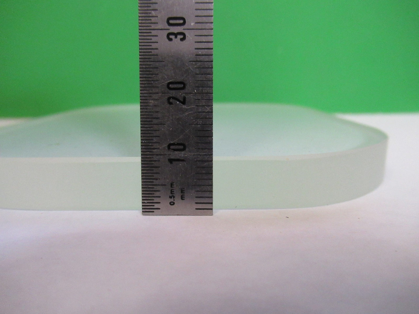 OPTICAL BK7 WINDOW HUGE THICK LASER OPTICS NICE AS PICTURED U8-A-110