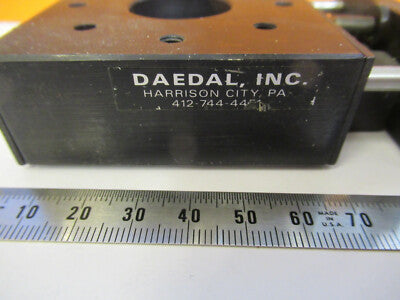 DAEDAL LINEAR POSITIONING SLIDE STAGE AS PICTURED &1E-FT-96
