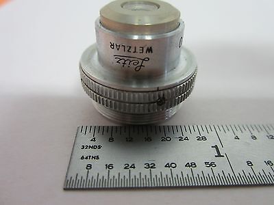 MIKROSKOPTEIL OBJEKTIV LEITZ DEUTSCHLAND 3.5X OPTIK WIE BESEHEN BIN#K2-20