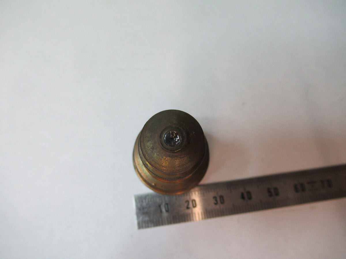ANTIQUE BRASS BAUSCH LOMB 1/6 2/3 OBJECTIVE MICROSCOPE PART AS PICTURED &5-B-05