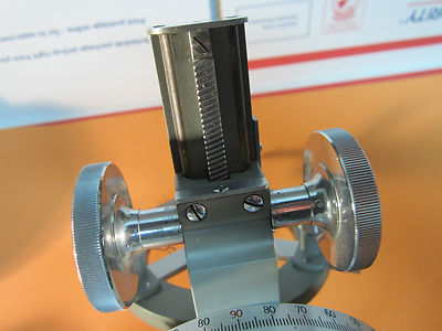 GONIOMETER PART X-RAY DIFFRACTION OR OPTICS SAMPLE HOLDER WITH MICROMETER BIN#16
