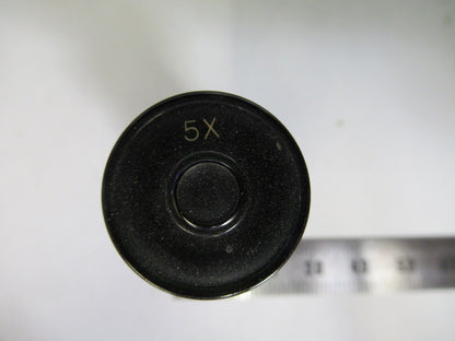 PRECISION JAPAN 5X OCULAR 18mm dia EYEPIECE MICROSCOPE PART AS PICTURED U9-A-21