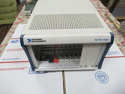 NATIONAL INSTRUMENTS NI PXI-1042 CHASSIS MODULE AS PICTURED &TC-4