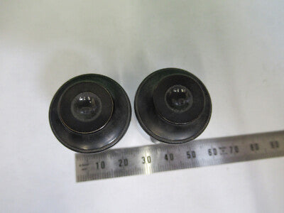 Pair Spencer Lens Co. 10X Eyepiece Ocular Lens Microscope Part