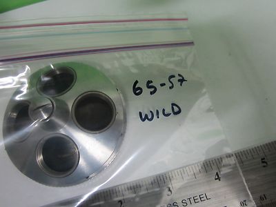 MICROSCOPE PART NOSEPIECE WILD AS IS OPTICS BIN#65-57
