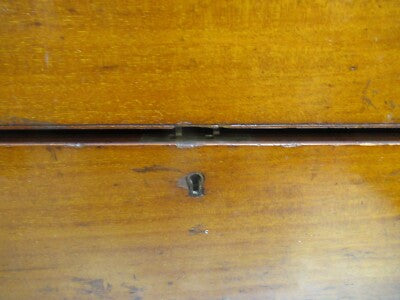 ANTIQUE HENRY CROUCH LONDON EMPTY WOOD BOX 1900"s MICROSCOPE AS PICTURED &TB-5-b