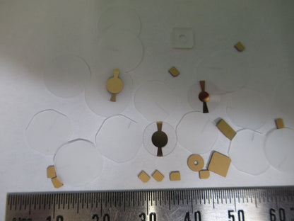 Lot Blanks Piezoelectric Quartz Crystal X-y-cut Gold Coated Piezo Sensor