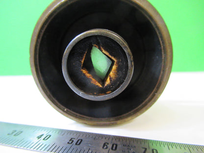 Antique Brass Crouch UK Polarizer Pol Lens Microscope Part