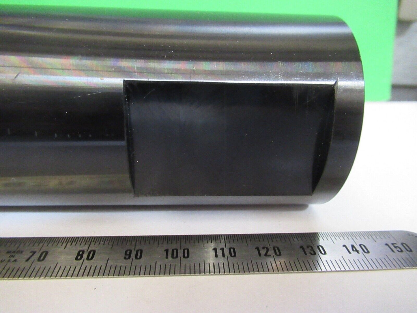 OPTICAL BAUSCH LOMB MOUNTED GLASS LENS LASER OPTICS AS PICTURED Q9-FT-85