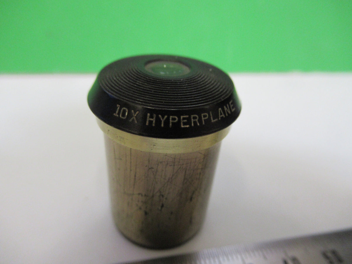 BAUSCH LOMB EYEPIECE 10X HYPERPLANE MICROSCOPE PART AS PICTURED X4-A-85