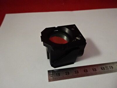 LEICA DMR FLUORESCENCE FILTER CUBE 1FL0761 GOLD MICROSCOPE PART OPTICS &98-34