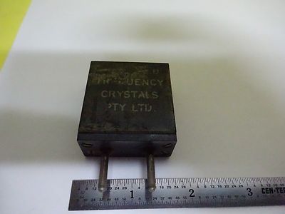 ANTIQUE QUARTZ RADIO CRYSTAL AUSTRALIA FREQUENCY CONTROL #W7-41