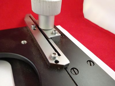MICROSCOPE PART STAGE TABLE MICROMETER  BIN#N3
