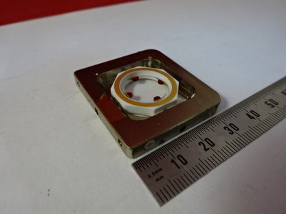 Rare Flatpack Fixture for Gold Plated Quartz Crystal Frequency Control