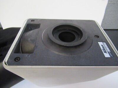 FOR PARTS NIKON JAPAN ECLIPSE HEAD BINOCULAR MICROSCOPE PART AS PICTURED W2-B-28