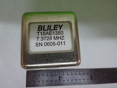 OSCILLATOR QUARTZ FREQUENCY CONTROL BLILEY 7.3728 MHz STANDARD NICE B#B1-HA-07-B