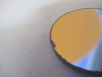 CONCAVE MIRROR OPTICAL chipped edge AS PICTURED X6-A-06