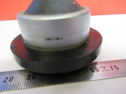 VICKERS UK ENGLAND CONDENSER + IRIS MICROSCOPE PART AS PICTURED V7-A-57