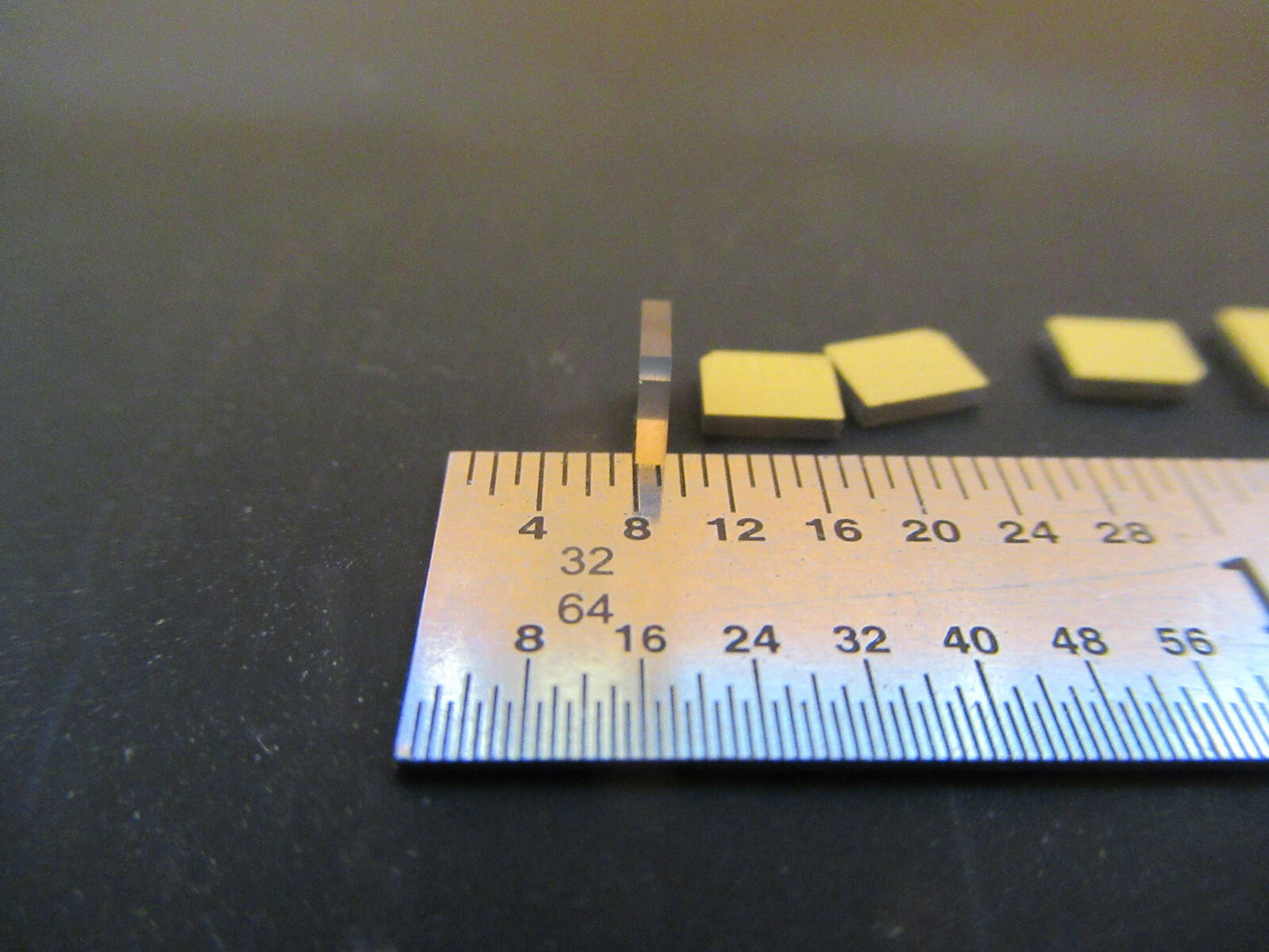 Lot Quartz Y-cut Piezoelectric Blanks Gold Plated Ultrasonic Sensor