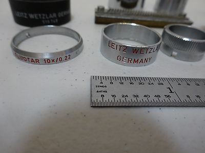 Microscope Parts Lot Pieces Ernst Leitz Germany - Optics AS IS