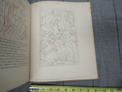 Antique Book Lysistrata 1934 Pablo Picasso Signed with Six Original Etchings
