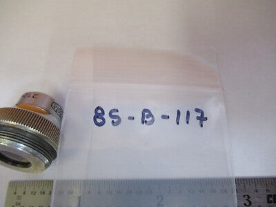 MEOPTA POLAND 3X LENS OBJECTIVE MICROSCOPE PART OPTICS AS PICTURED &85-B-117